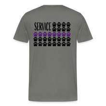 Load image into Gallery viewer, K9s Lead the Way - Service - Men's Premium T-Shirt - asphalt gray