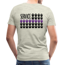 Load image into Gallery viewer, K9s Lead the Way - Service - Men's Premium T-Shirt - heather oatmeal