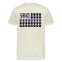 Load image into Gallery viewer, K9s Lead the Way - Service - Men's Premium T-Shirt - heather oatmeal