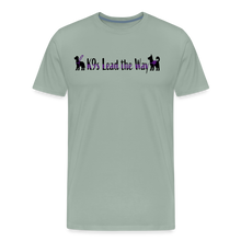 Load image into Gallery viewer, K9s Lead the Way - Service - Men's Premium T-Shirt - steel green