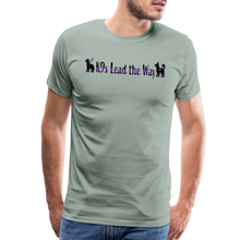 Load image into Gallery viewer, K9s Lead the Way - Service - Men's Premium T-Shirt - steel green