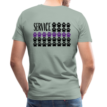 Load image into Gallery viewer, K9s Lead the Way - Service - Men's Premium T-Shirt - steel green