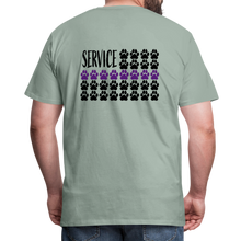 Load image into Gallery viewer, K9s Lead the Way - Service - Men's Premium T-Shirt - steel green