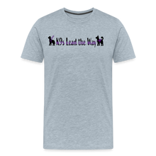 Load image into Gallery viewer, K9s Lead the Way - Service - Men's Premium T-Shirt - heather ice blue