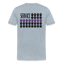 Load image into Gallery viewer, K9s Lead the Way - Service - Men's Premium T-Shirt - heather ice blue