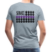 Load image into Gallery viewer, K9s Lead the Way - Service - Men's Premium T-Shirt - heather ice blue