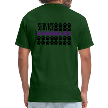 Load image into Gallery viewer, K9s Lead the Way - Service - Unisex Classic T-Shirt - forest green