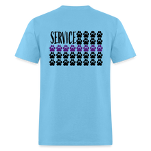 Load image into Gallery viewer, K9s Lead the Way - Service - Unisex Classic T-Shirt - aquatic blue