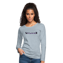 Load image into Gallery viewer, K9s Lead the Way - Service - Women's Premium Long Sleeve T-Shirt - heather ice blue