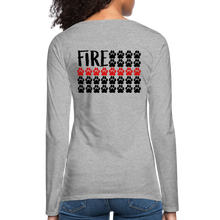 Load image into Gallery viewer, K9s Lead the Way - Fire - Women's Premium Long Sleeve T-Shirt - heather gray