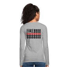 Load image into Gallery viewer, K9s Lead the Way - Fire - Women's Premium Long Sleeve T-Shirt - heather gray