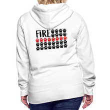Load image into Gallery viewer, K9s Lead the Way - Fire - Women’s Premium Hoodie - white