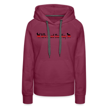 Load image into Gallery viewer, K9s Lead the Way - Fire - Women’s Premium Hoodie - burgundy