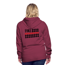 Load image into Gallery viewer, K9s Lead the Way - Fire - Women’s Premium Hoodie - burgundy