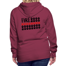 Load image into Gallery viewer, K9s Lead the Way - Fire - Women’s Premium Hoodie - burgundy