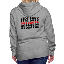 Load image into Gallery viewer, K9s Lead the Way - Fire - Women’s Premium Hoodie - heather grey