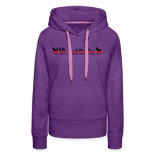 Load image into Gallery viewer, K9s Lead the Way - Fire - Women’s Premium Hoodie - purple