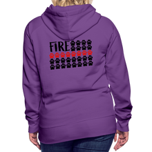 Load image into Gallery viewer, K9s Lead the Way - Fire - Women’s Premium Hoodie - purple