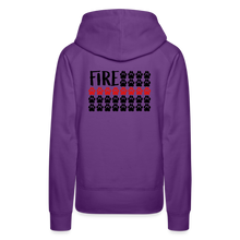Load image into Gallery viewer, K9s Lead the Way - Fire - Women’s Premium Hoodie - purple