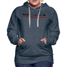 Load image into Gallery viewer, K9s Lead the Way - Fire - Women’s Premium Hoodie - heather denim