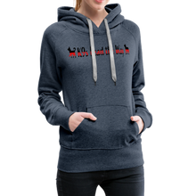 Load image into Gallery viewer, K9s Lead the Way - Fire - Women’s Premium Hoodie - heather denim