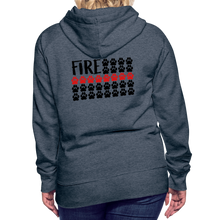 Load image into Gallery viewer, K9s Lead the Way - Fire - Women’s Premium Hoodie - heather denim