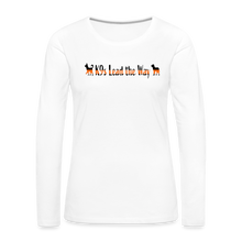 Load image into Gallery viewer, K9s Lead the Way - SAR - Women's Premium Long Sleeve T-Shirt - white