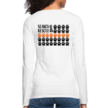 Load image into Gallery viewer, K9s Lead the Way - SAR - Women's Premium Long Sleeve T-Shirt - white
