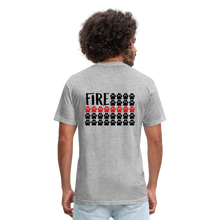 Load image into Gallery viewer, K9s Lead the Way - Fire - Fitted Cotton/Poly T-Shirt by Next Level - heather gray