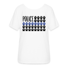 Load image into Gallery viewer, K9s Lead the Way - Police - Women’s Flowy T-Shirt - white