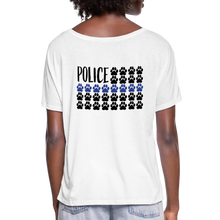 Load image into Gallery viewer, K9s Lead the Way - Police - Women’s Flowy T-Shirt - white