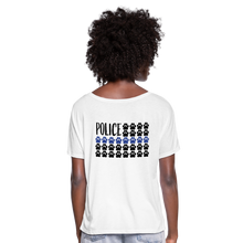 Load image into Gallery viewer, K9s Lead the Way - Police - Women’s Flowy T-Shirt - white