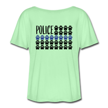 Load image into Gallery viewer, K9s Lead the Way - Police - Women’s Flowy T-Shirt - mint green