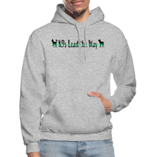 Load image into Gallery viewer, K9s Lead the Way - Military - Gildan Heavy Blend Adult Hoodie - heather gray