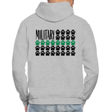 Load image into Gallery viewer, K9s Lead the Way - Military - Gildan Heavy Blend Adult Hoodie - heather gray