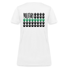 Load image into Gallery viewer, K9s Lead the Way - Military - Women's T-Shirt - white