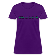 Load image into Gallery viewer, K9s Lead the Way - Military - Women's T-Shirt - purple