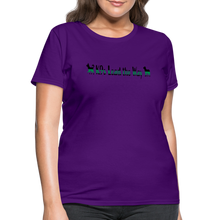 Load image into Gallery viewer, K9s Lead the Way - Military - Women's T-Shirt - purple