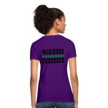 Load image into Gallery viewer, K9s Lead the Way - Military - Women's T-Shirt - purple