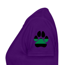 Load image into Gallery viewer, K9s Lead the Way - Military - Women's T-Shirt - purple