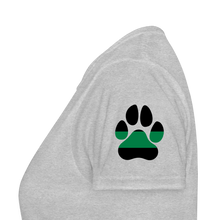 Load image into Gallery viewer, K9s Lead the Way - Military - Women's T-Shirt - heather gray