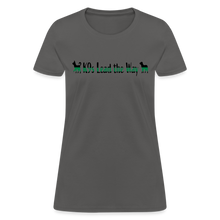 Load image into Gallery viewer, K9s Lead the Way - Military - Women's T-Shirt - charcoal