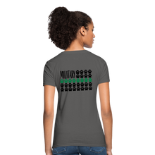 Load image into Gallery viewer, K9s Lead the Way - Military - Women's T-Shirt - charcoal