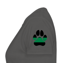 Load image into Gallery viewer, K9s Lead the Way - Military - Women's T-Shirt - charcoal