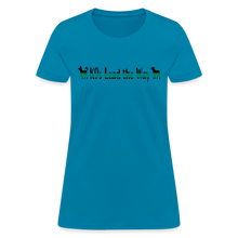 Load image into Gallery viewer, K9s Lead the Way - Military - Women's T-Shirt - turquoise