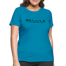 Load image into Gallery viewer, K9s Lead the Way - Military - Women's T-Shirt - turquoise