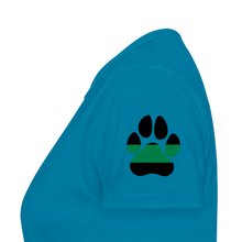 Load image into Gallery viewer, K9s Lead the Way - Military - Women's T-Shirt - turquoise
