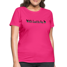 Load image into Gallery viewer, K9s Lead the Way - Military - Women's T-Shirt - fuchsia