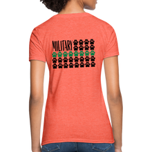 Load image into Gallery viewer, K9s Lead the Way - Military - Women's T-Shirt - heather coral