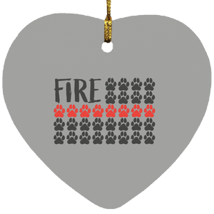 Fire Heart Ornament